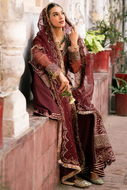 HAIZA EMBROIDERED ORGANZA UNSTITCHED